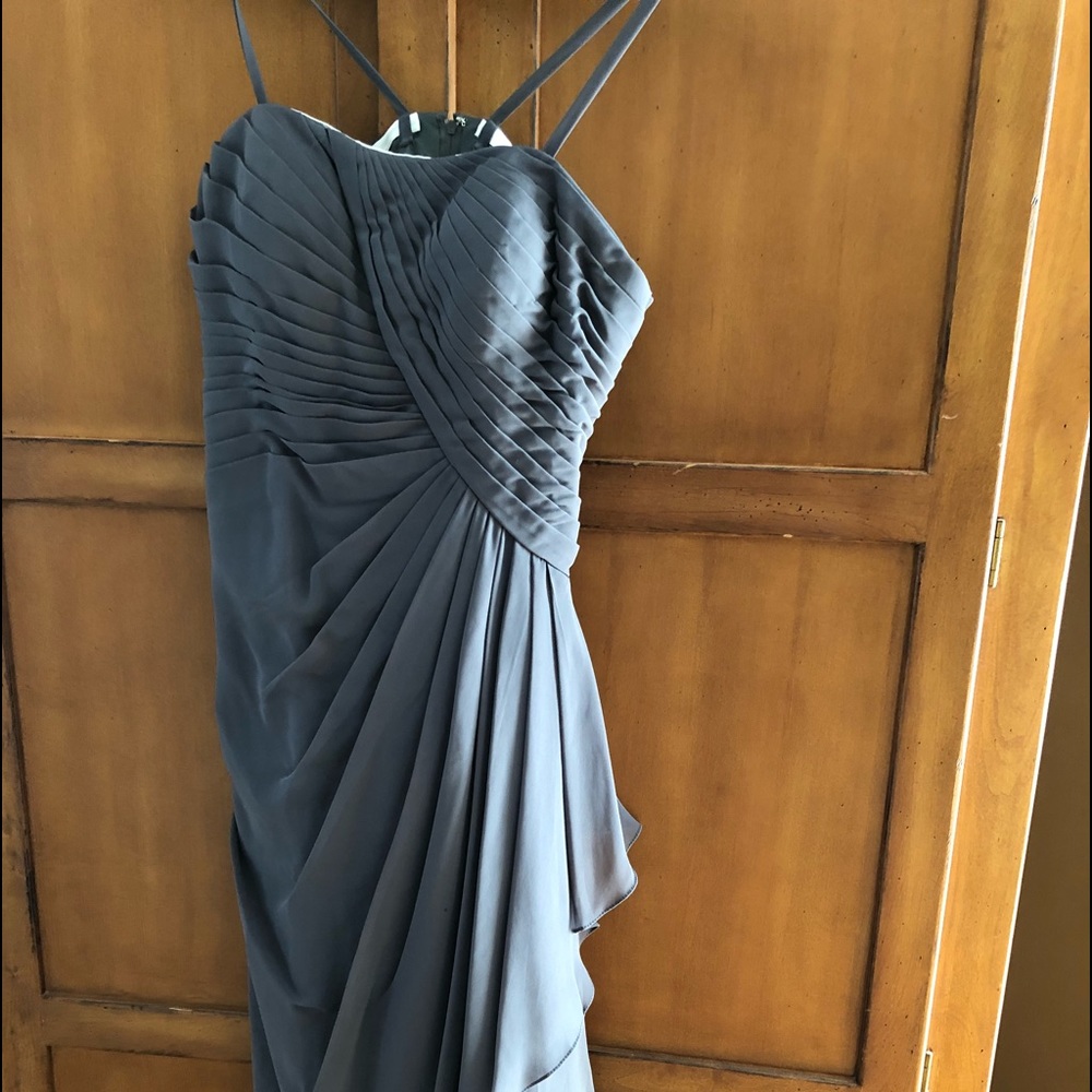 Gray/Slate formal mother of the bride dress
